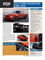 Download 2012 Ford Mustang Boss 302 by Ford Motor Company SN37356364 doc pdf