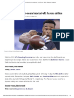 Post-Combine Seven-Round Mock Draft - Ravens Edition - Baltimore Beatdown