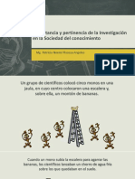 Importancia y Pertinencia de La Investigación