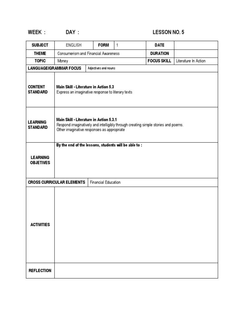 LP 5 | PDF | Language Arts & Discipline | Foreign Language Studies