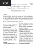 Reverse Engineering of Turbocharger Compressor Designs Based On Non-Parametric CAD Data