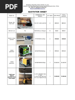 Rock Drill Quotation 6.2