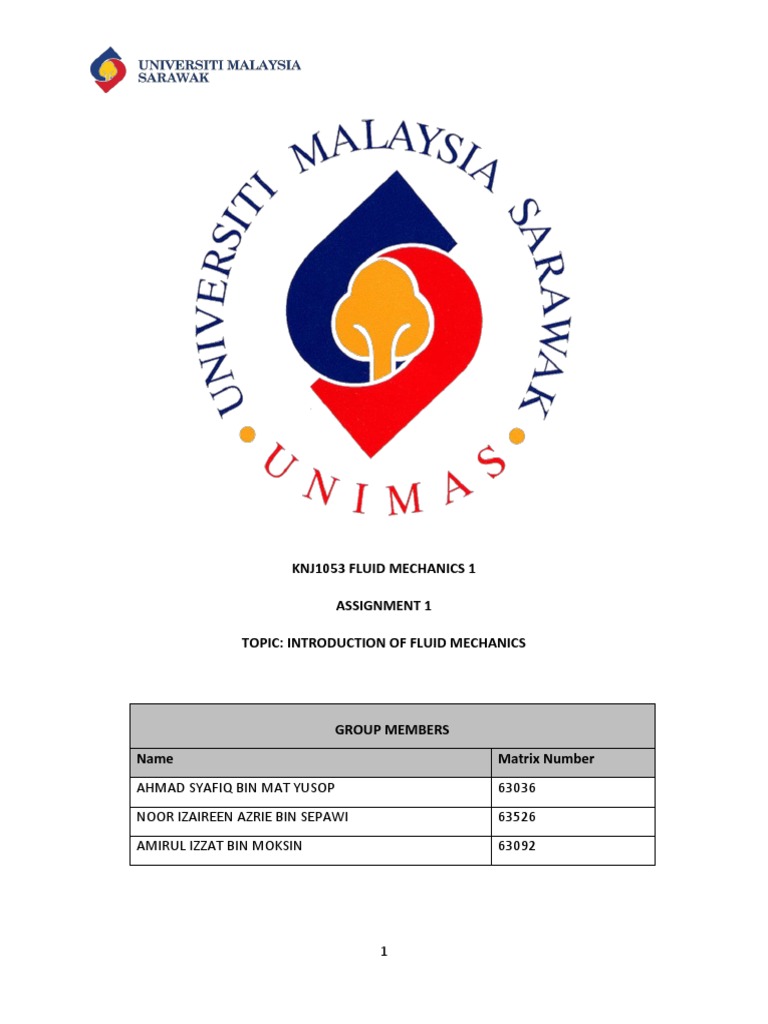 Fluid Mechanics 1 Assignment PDF Polymerase Chain Reaction Lubricant