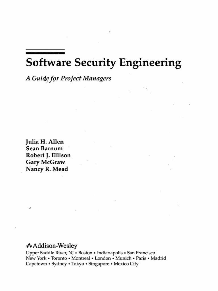 Secure Software Development Guide | PDF | Vulnerability (Computing ...