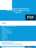 Basics To Investing in Stock Market@Ttalibrary