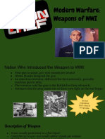 copy of iron chef  weapons of wwi