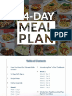 KETO 14 Day Meal Plan