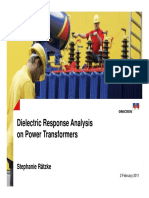 Die Electric Response analysis on Transform to Detect Moisture