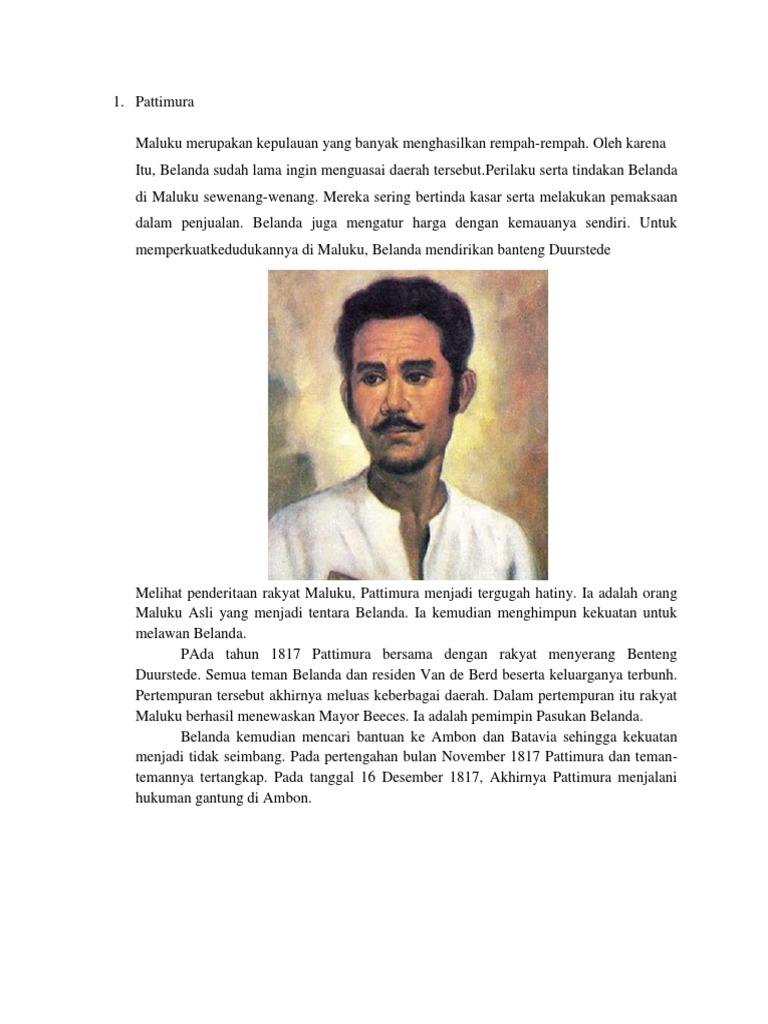 8 Pahlawan Yang Menentang Belanda | PDF | Klasik