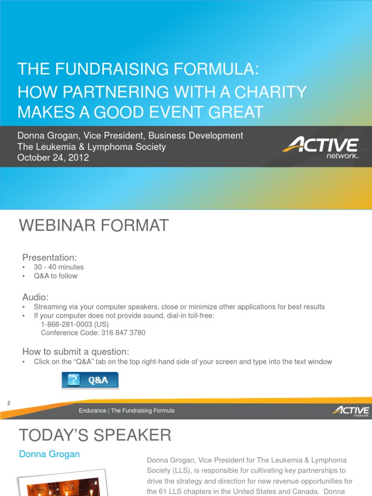 Enhancing Events Through Charity Partnerships | PDF | Fundraising ...