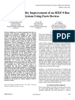 Transient Stability Improvement of An IEEE 9 Bus