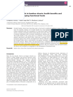 Bioactive Compounds in Bamboo Shoots: Health Benefits and Prospects For Developing Functional Foods