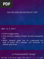 Tort Lecture 1