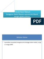 Gangguan Afektif Bipolar Episode Kini Manik Dengan Gejala Psikosis