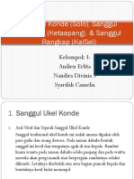 Sanggul Konde (Solo), Sanggul Dendeng (