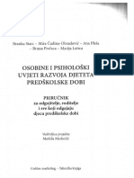 Osobine I Psiholoki Uvjeti Razvoja Djeteta Predkolske Dobi PDF