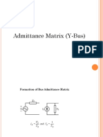 Admittance Matrix (Y-Bus)