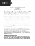 Download The Future of Reading and Publishing is Social by Trip Adler SN37360086 doc pdf