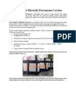 Alat Semprot Elektrik Pertanian