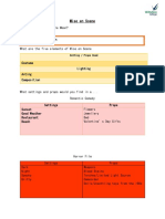 Intro To Mise en Scene Handout