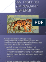 Ukuran Disfersi Penyimpangan