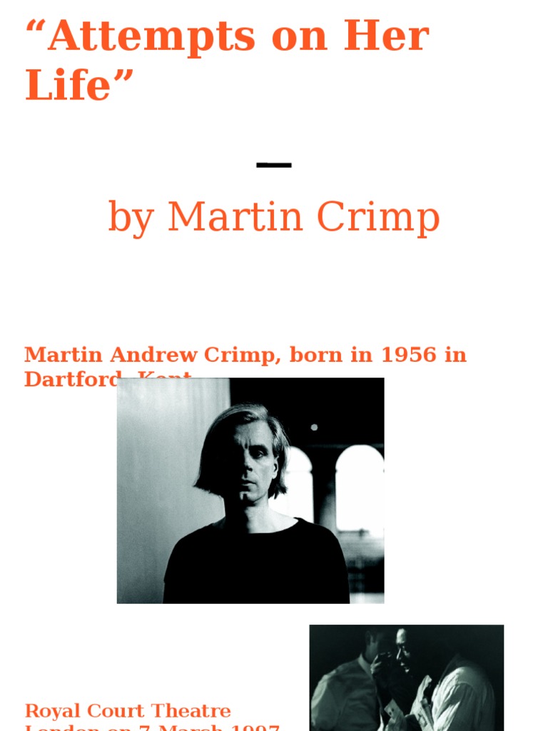 "Attempts On Her Life" by Martin Crimp | PDF