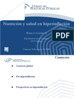Nutrición y Salud en Hiperinflación - Marino J González