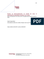 Muniz - Direito Ao Desenvolvimento No Estado de Crise, A Efetividade Da Igualdade de Gênero Em Xeque (Direito e Práxis) ISSN 2179-8966 [Ahead of Print]