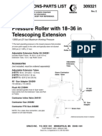 Pressure Roller With 18-36 in Telescoping Extension: 309321 Instructions-Parts List