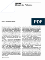 Of The Effectiveness: A Study of Family Planning Clinics in The Philippines