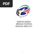 Contoh Kertas Kerja Minggu Panitia