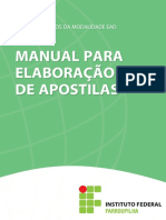 Guia para elaboração de apostilas EAD