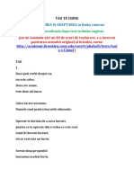 Tao Te Ching TRADUCERE NEOFICIALA LIMBA ROMANA PDF