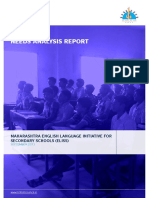 Needs Analysis Report - Eliss 2013