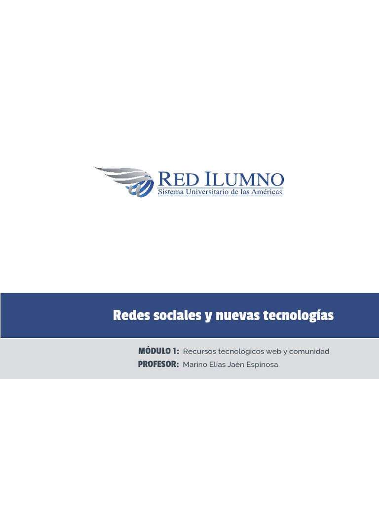 Modulo - 1 Redes Sociales PDF | PDF | Red mundial | Internet y web