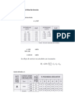 Determinacion Nivel de Servicio de Camino A Viacha