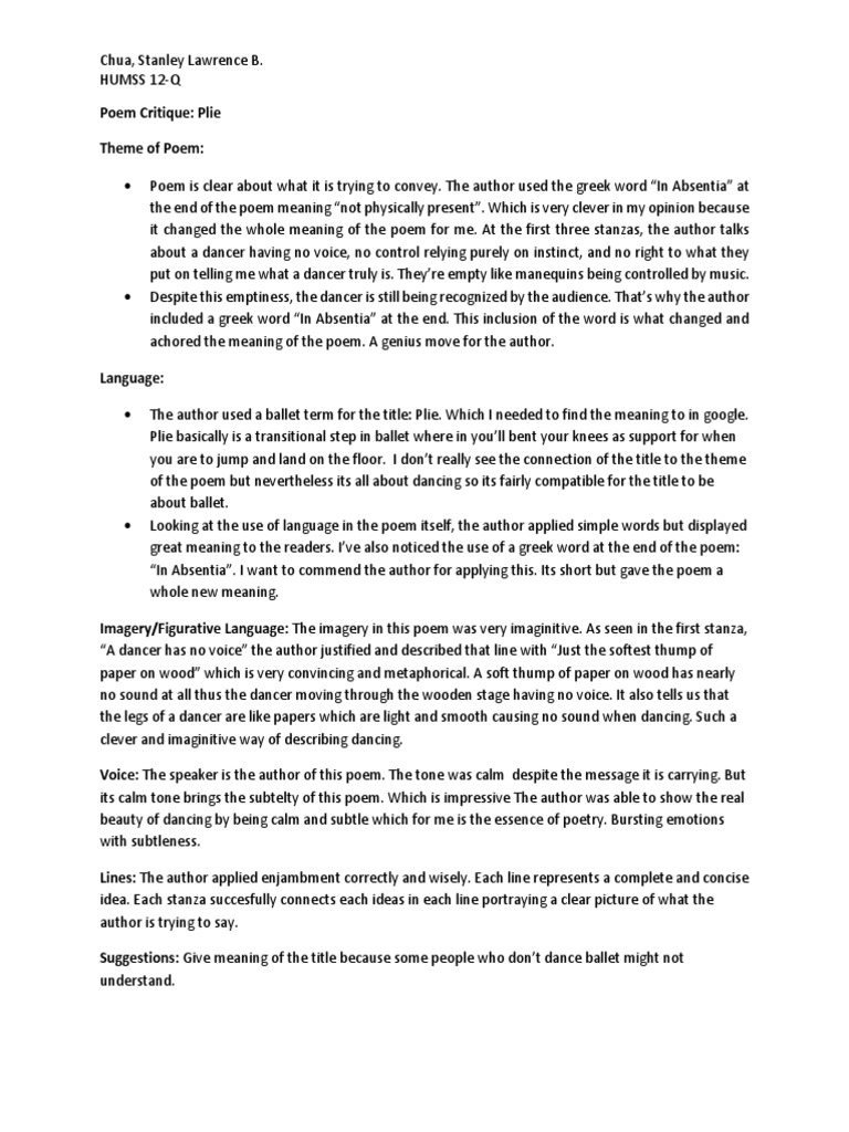 Critique Poems Examples Interpreting Themes In Poetry | English 10