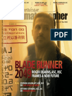 American Cinematographer Magazine: Blade Runner 2049