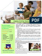 Engaging. Enriching. Empowering.: General English Courses For Beginners To Advanced