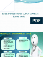 Sales Promotions For Super Markets Suneel Vuriti