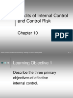 Audits of Internal Control and Control Risk