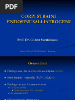 Curs 01 - Corpi Straini Intrasinusali de Origine Dentara