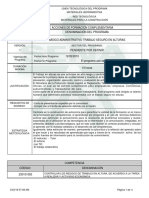 Informe Programa de Formación Complementaria Basico Administrativo