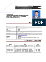 Curriculum Vitae Alfan Muhammad