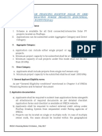 I. Loan Scheme For Financing Rooftop Solar PV Grid Connected/ Interactive Power Projects (Industrial, Commercial and Institutional)