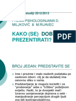 Kako Dobro Prezentirati 10.10. 2012