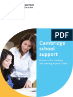 Cambridge School Support v1.17