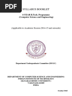 CSE Syllabus Booklet 4 Yr BTech Revised 060120163 PDF