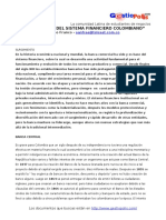 Historia Del Sistema Financiero Colombiano