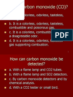 What Is Carbon Monoxide (CO) ?